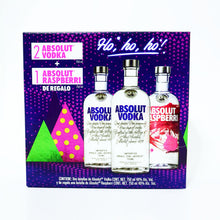 2 ABSOLUT  Vodka +1 ABSOLUT Vodka Raspberri de regalo, 750ml. c/u