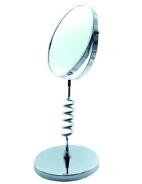 Espejo de tocador Rucci Professional Chrome Spiral