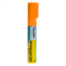 Marcadores para vidrio BARRILITO® naranja modelo WMK1 paquete con 8 piezas de 8g c/u.
