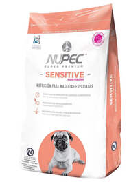 Croqueta Nupec de salmón y arroz para perro etapa adulto 8kg